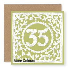 Load image into Gallery viewer, 35th Birthday Card, Age 35 Birthday Card for Her (BD66)