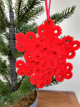 Load image into Gallery viewer, Set of 3 Snowflake Christmas Decorations