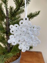 Load image into Gallery viewer, Set of 3 Snowflake Christmas Decorations