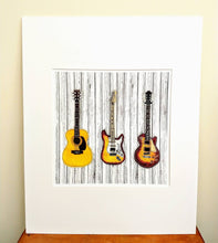 Load image into Gallery viewer, Guitars Print