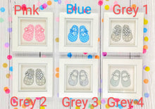 Load image into Gallery viewer, Silver Baby Booties
