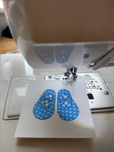 Load image into Gallery viewer, Blue Baby Booties