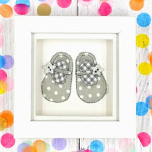 Load image into Gallery viewer, Silver Baby Booties