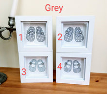 Load image into Gallery viewer, Silver Baby Booties