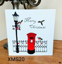 Load image into Gallery viewer, Set of 4 Robin Christmas Cards