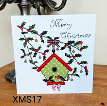 Load image into Gallery viewer, Set of 4 Robin Christmas Cards