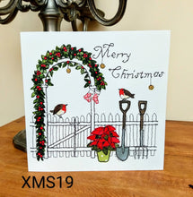 Load image into Gallery viewer, Set of 4 Robin Christmas Cards