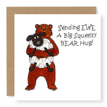 Load image into Gallery viewer, Hey EWE Big Squeezy Hug General Card, (EW127)
