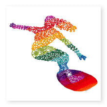 Load image into Gallery viewer, Inspire Female Surfer Blank Card, (IN019)
