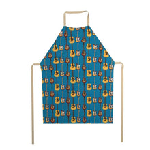 Load image into Gallery viewer, Apron - Guitar Pattern on Petrol Blue
