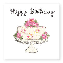 Load image into Gallery viewer, Cake on Stand Birthday Card (BD21)
