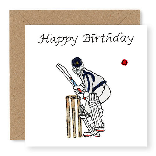 Cricket Birthday Card (BD34)