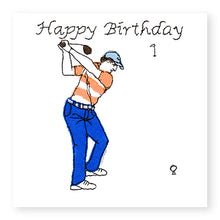 Load image into Gallery viewer, Golf Birthday Card (BD36)
