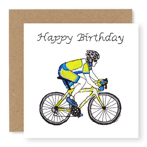 Cycling Birthday Card (BD39)