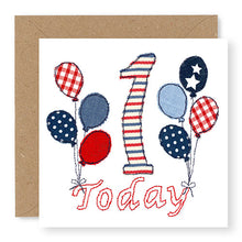 Load image into Gallery viewer, 1st Birthday Card, Boy&#39;s Age 1 Birthday Card (BD41)
