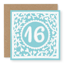 Load image into Gallery viewer, 16th Birthday Card, Girl&#39;s Age 16 Birthday Card (BD61)

