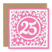 Load image into Gallery viewer, 25th Birthday Card, Age 25 Birthday Card for Her (BD64)
