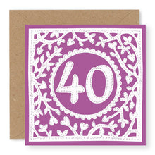 Load image into Gallery viewer, 40th Birthday Card, Age 40 Birthday Card for Her (BD67)

