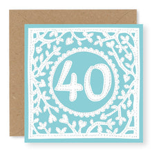 Load image into Gallery viewer, 40th Birthday Card, Age 40 Birthday Card for Her (BD67)
