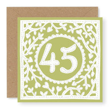 Load image into Gallery viewer, 45th Birthday Card, Age 45 Birthday Card for Her (BD68)
