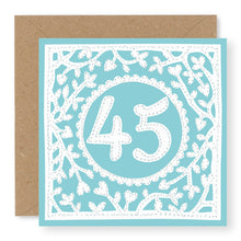 Load image into Gallery viewer, 45th Birthday Card, Age 45 Birthday Card for Her (BD68)
