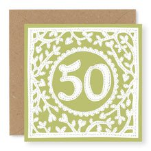 Load image into Gallery viewer, 50th Birthday Card, Age 50 Birthday Card for Her (BD69)
