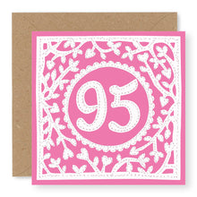 Load image into Gallery viewer, 95th Birthday Card, Age 95 Birthday Card for Her (BD78)
