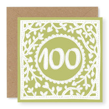 Load image into Gallery viewer, 100th Birthday Card, Age 100 Birthday Card for Her (BD80)

