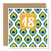 Load image into Gallery viewer, 18th Birthday Card, Boy&#39;s Age 18 Birthday Card (BD82)
