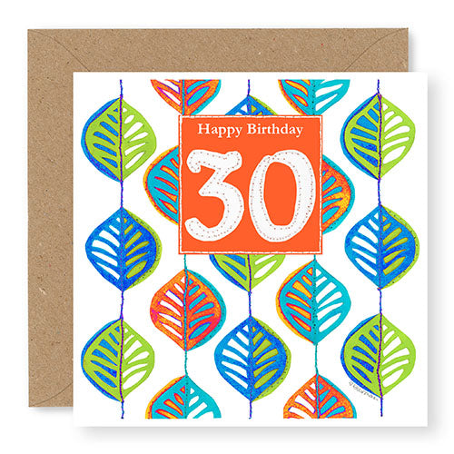 30th Birthday Card, Age 30 Birthday Card for Him (BD85)