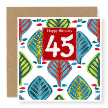 Load image into Gallery viewer, 45th Birthday Card, Age 45 Birthday Card for Him (BD88)
