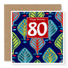 Load image into Gallery viewer, 80th Birthday Card, Age 80 Birthday Card for Him (BD95)
