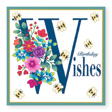 Load image into Gallery viewer, Bouquet Birthday Wishes Birthday Card, (BQ001)
