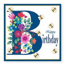 Load image into Gallery viewer, Bouquet Happy Birthday Birthday Card, (BQ002)
