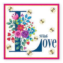 Load image into Gallery viewer, Bouquet With Love Card, (BQ003)
