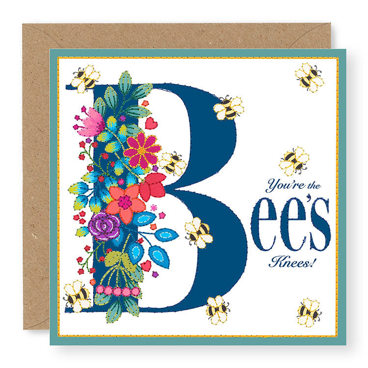 Bouquet You're The Bees Knees Card, (BQ007)