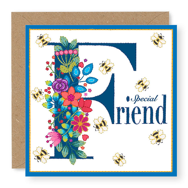 Bouquet Special Friend Card, (BQ008)
