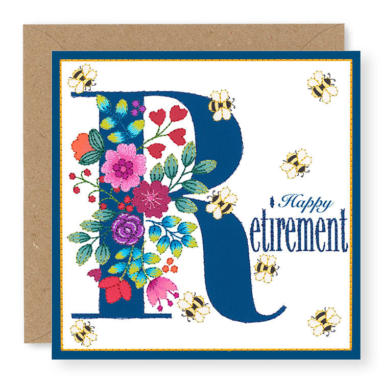 Bouquet Happy Retirement Retirement Card, (BQ020)
