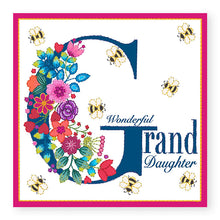 Load image into Gallery viewer, Bouquet Wonderful GrandDaughter Birthday Card, (BQ022)
