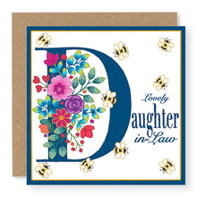 Load image into Gallery viewer, Bouquet Lovely Daughter-in-Law Birthday Card, (BQ024)
