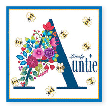 Load image into Gallery viewer, Bouquet Lovely Auntie Birthday Card, (BQ028)
