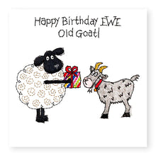 Load image into Gallery viewer, Hey EWE Old Goat Birthday Card, (EW100)
