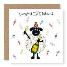 Load image into Gallery viewer, Hey EWE Fizz Congratulations Card, (EW103)

