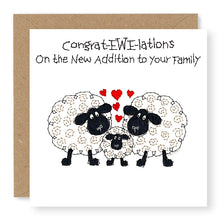 Load image into Gallery viewer, Hey EWE New Born Addition Baby Card, (EW108)
