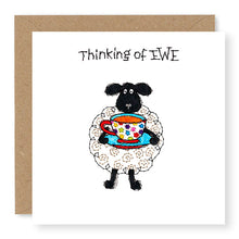 Load image into Gallery viewer, Hey EWE Tea Thinking of EWE Card, (EW110)
