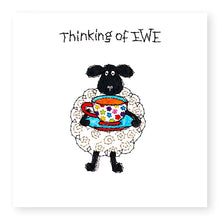 Load image into Gallery viewer, Hey EWE Tea Thinking of EWE Card, (EW110)
