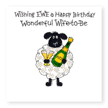 Load image into Gallery viewer, Hey EWE Fizz Wife-to-Be Birthday Card, (EW111)
