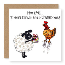Load image into Gallery viewer, Hey EWE Old Bird Birthday Card, (EW116)
