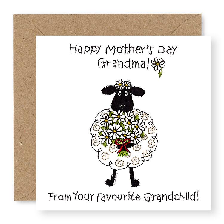 Hey EWE Daisies Grandma Mother's Day Card, (EW15)