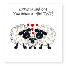 Load image into Gallery viewer, Hey EWE New Born Mini EWE Baby Card, (EW91)
